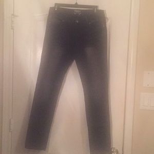 Black stone washed jeans